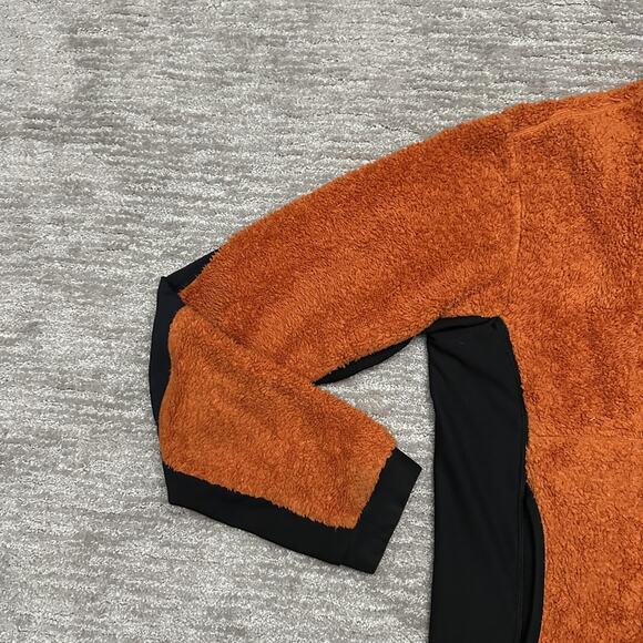 Montura Jacket Mens XL Orange Fleece Full Zip Stand Collar Hiking Outdoor - Picture 4 of 16